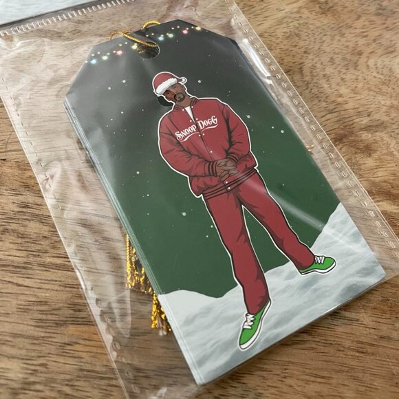 5/$20 NEW 2Pk Snoop Dogg Christmas Gift Tags - Picture 2 of 4